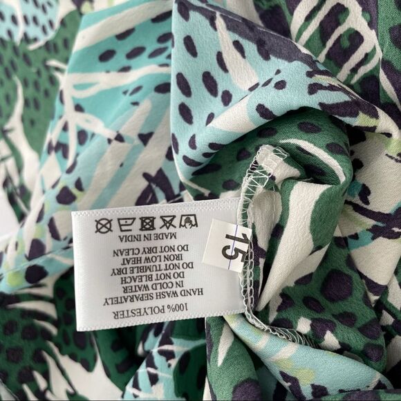 AMERICA & BEYOND Palm Maxi Dress Swimsuit Cover Up - Picture 7 of 12